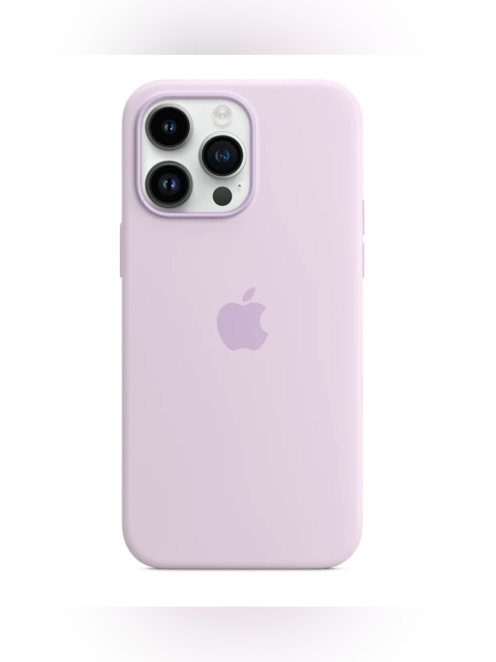 Apple iPhone 14 Pro Max Silicone Case in Lilac
